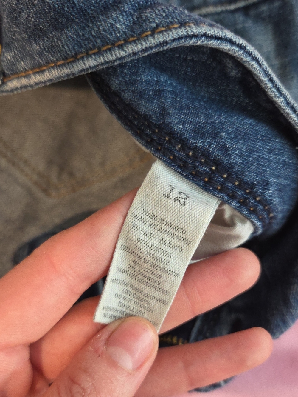 American Eagle Outfitters Blue Denim Micro Shorts - Picture 2 of 6